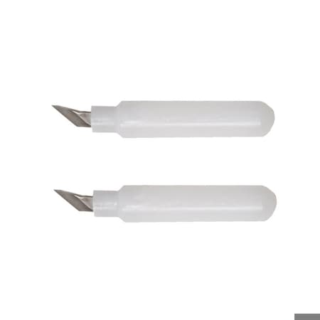 Excel Blades No. 64 360 Deg Swivel Knife Blade 360 Deg Rotating Craft Knife Refill Blade, 2PK 20064IND